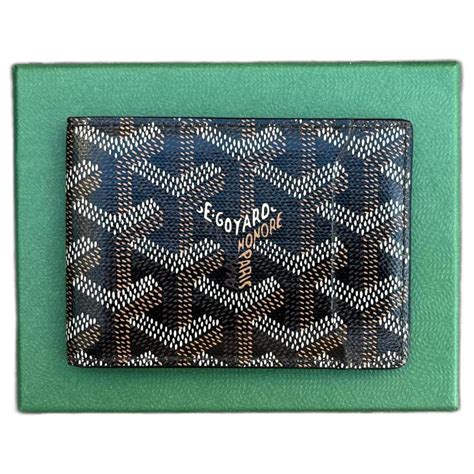 goyard porte carte noire|porte carte Goyard.